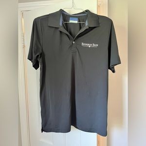 Men’s size medium bourbon blue golf polo